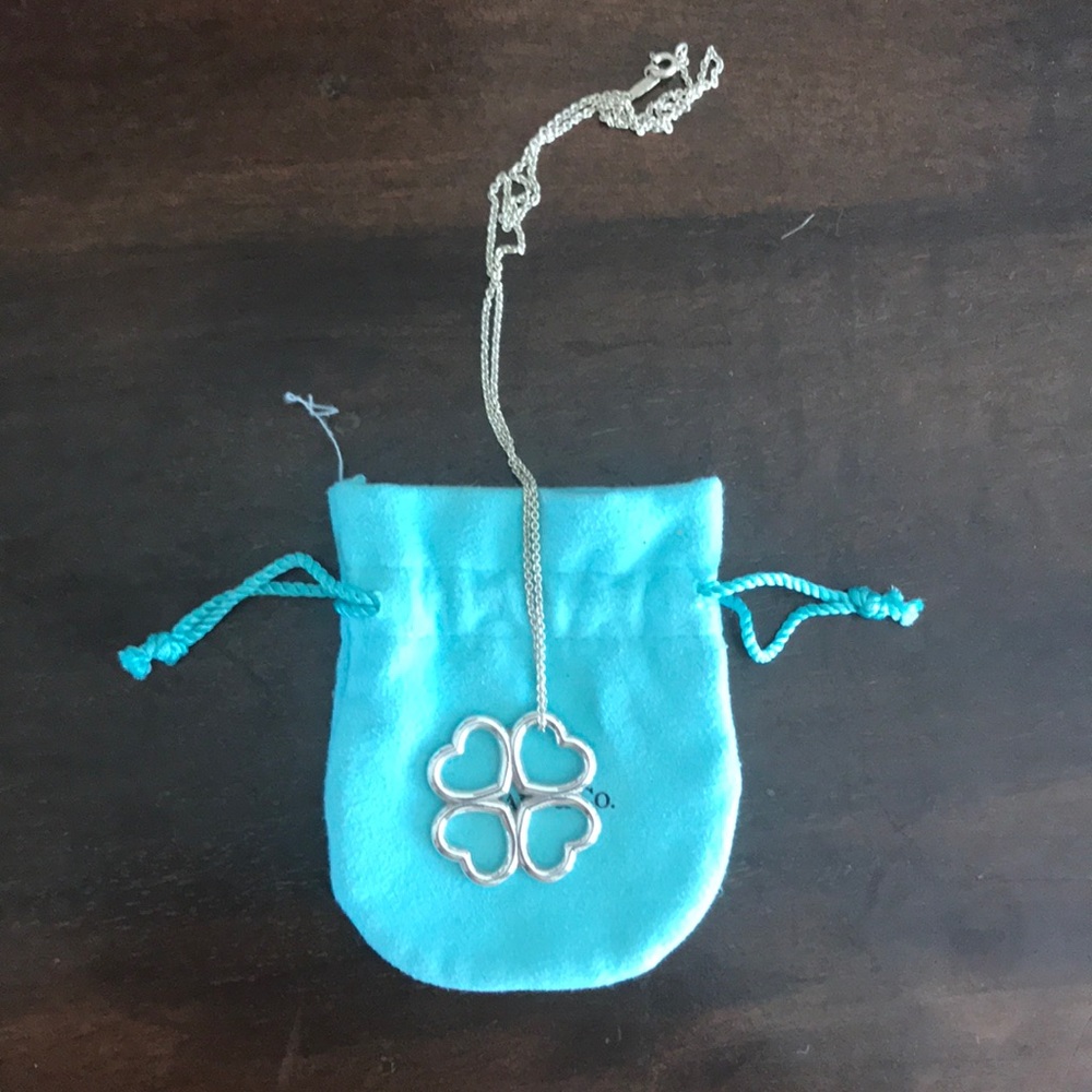 Tiffany & Co. heart clover necklace